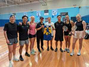 Sherrin to Shuttles: Eagles AFLW Players Sharpen Their Footwork with Badminton WA